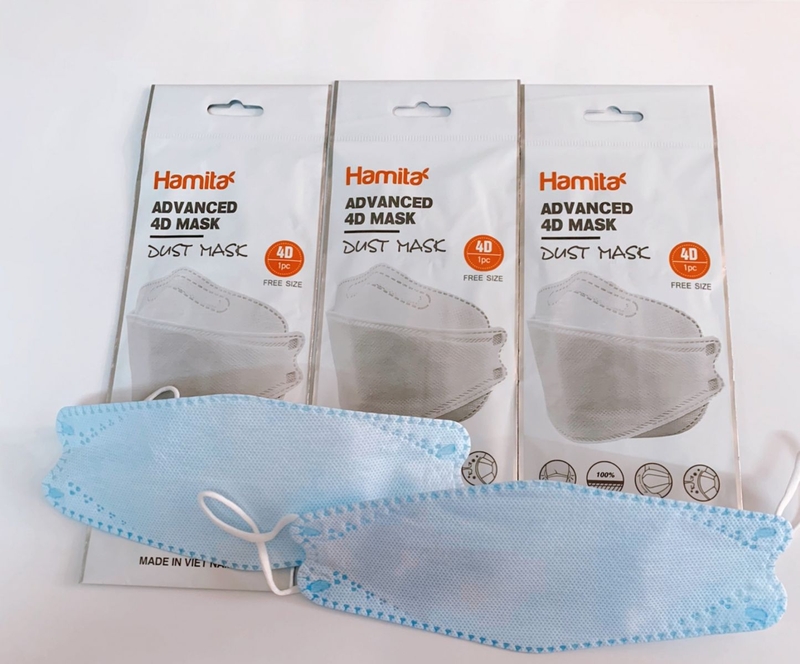So sánh khẩu trang y tế Hamita Advanced 4D với khẩu trang vải 3