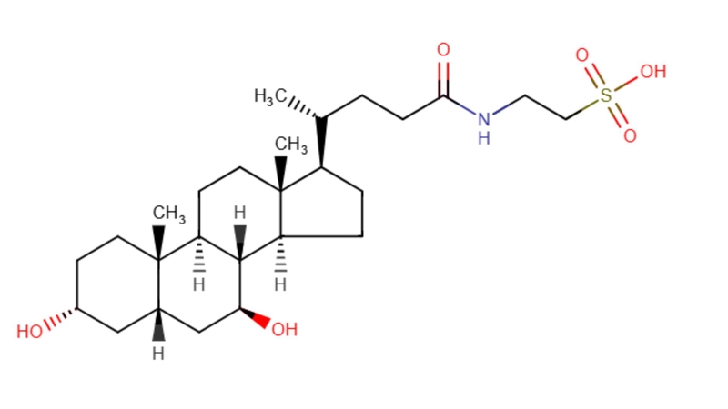 Công thức hóa học của Tauroursodeoxycholic acid