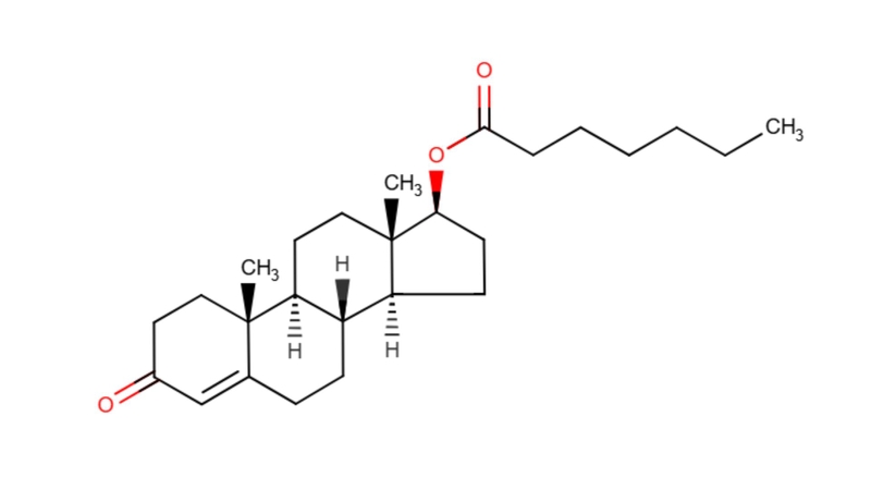 Công thức hóa học của Testosterone enanthate