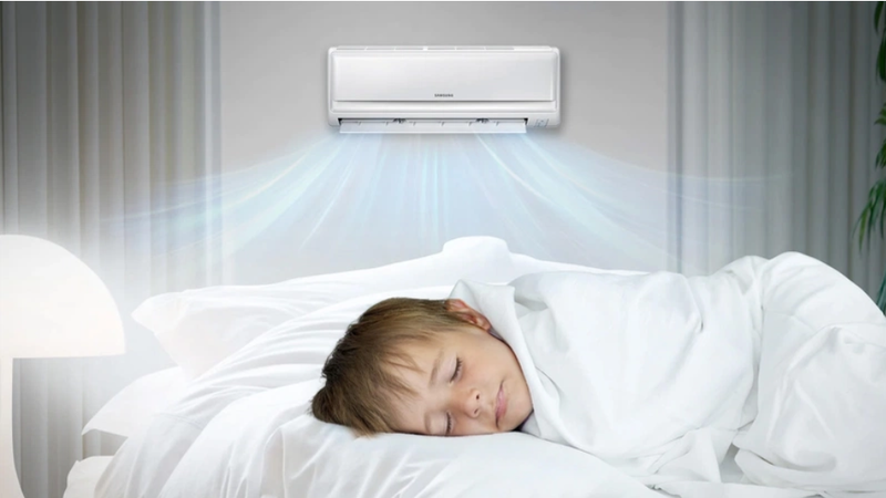 Trẻ bị ho nên nằm quạt hay điều hòa Những lưu ý quan trọng khi bé nằm điều hòa 3.png