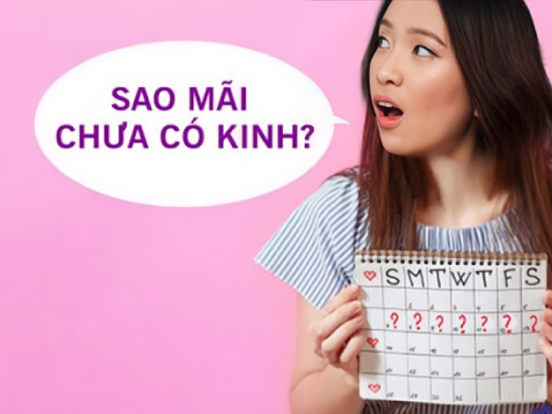 Trễ kinh nhưng không ra huyết trắng có làm sao không? 2