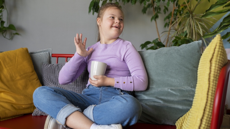 Trẻ sơ sinh bị Down 1