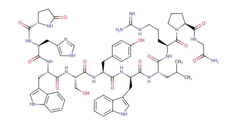 Công thức hóa học của Triptorelin