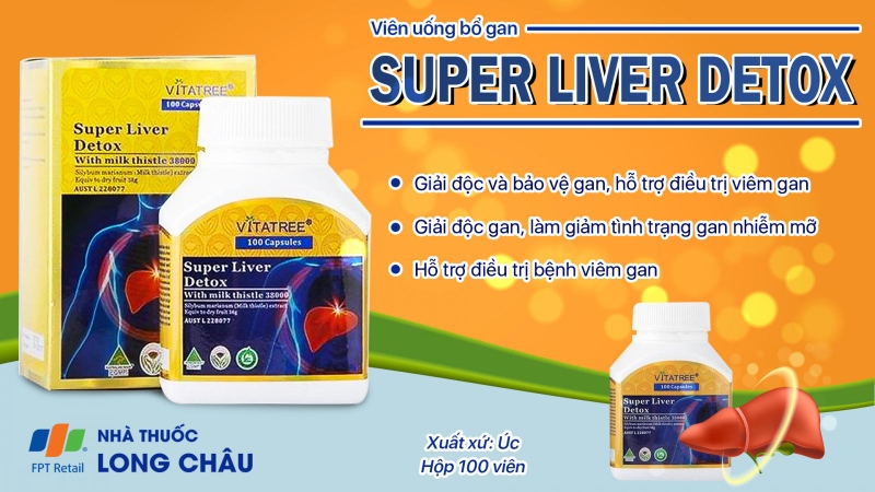 Viên Uống Bổ Gan Super Liver Detox Vitatree Kingphar 2