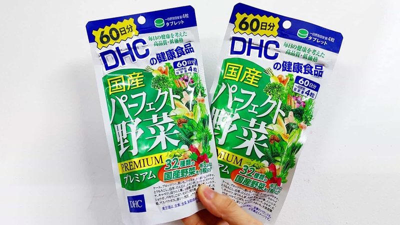 Viên rau củ DHC: Thực phẩm bổ sung chất xơ dành cho team không ăn rau 2