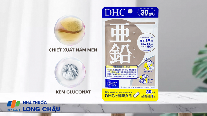 Viên uống DHC Zinc bổ sung kẽm cho cơ thể, hỗ trợ duy trì sức khỏe (30 viên) 2.png