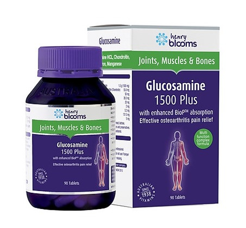Viên Uống Henry Blooms Glucosamine 1500 Plus Bổ Xương Khớp 90 Viên có hiệu quả không 1