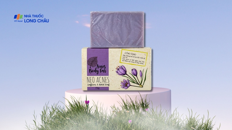 Xà phòng Acnes Body Bar Saffron And Betel Leaf làm sạch da, ngừa mụn, mờ thâm (75g).jpg