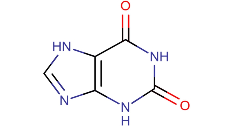 Công thức hóa học của Xanthine