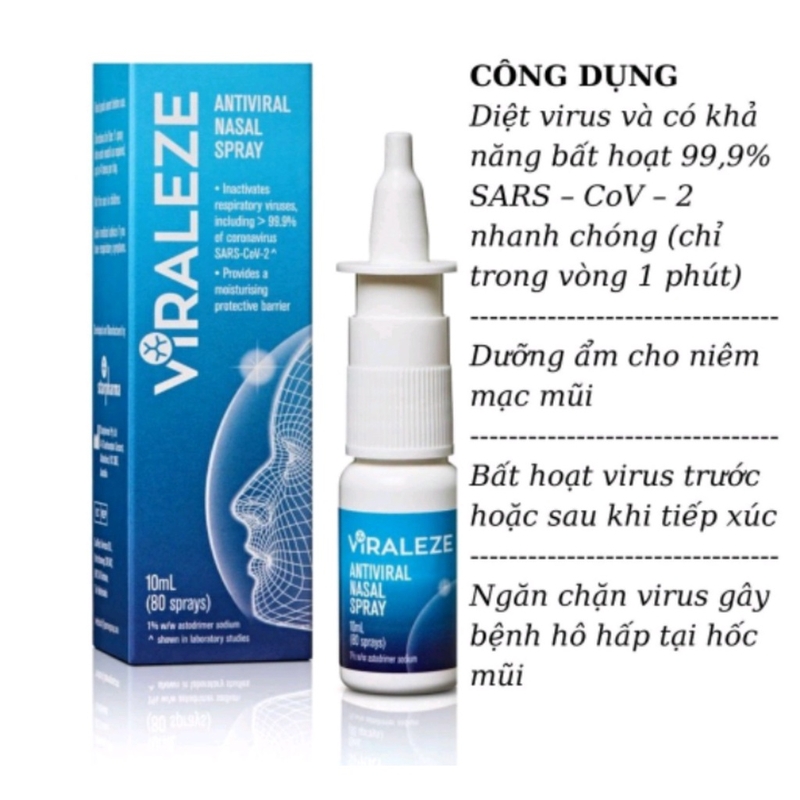 Xịt mũi kháng virus Viraleze có tốt không? Mua ở đâu thì chính hãng 2