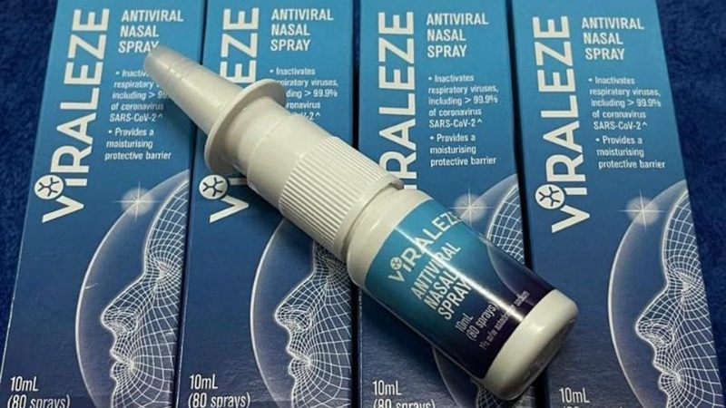 Mua xịt mũi Viraleze chính hãng tại nhà thuốc Long Châu phòng ngừa lây nhiễm covid 19 hiệu quả