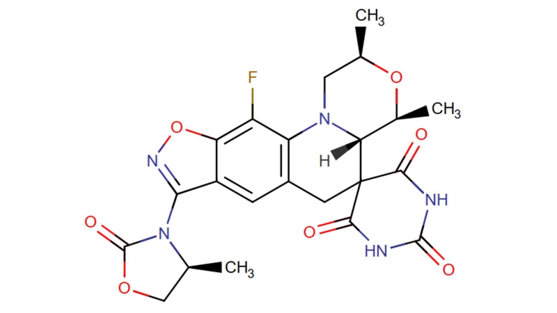 Công thức hóa học của Zoliflodacin