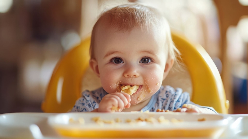 Trẻ trên 6 tháng có thể áp dụng ăn dặm BLW