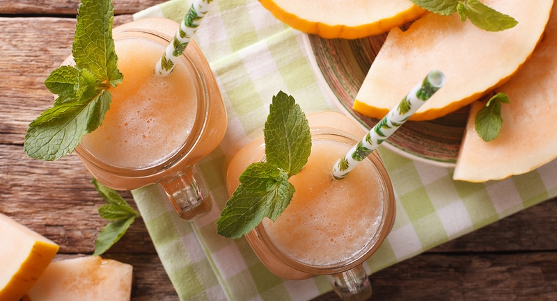 Sinh tố dưa lưới thanh nhiệt, hấp dẫn