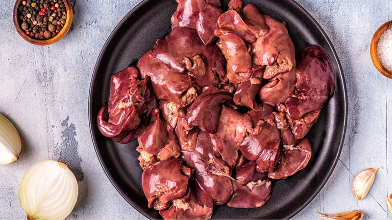 Gan bò giàu protein, vitamin và khoáng chất