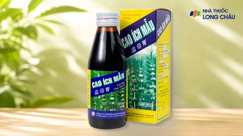 Cao Ích Mẫu OPC chứa Ích mẫu, Hương phụ, Ngải cứu...