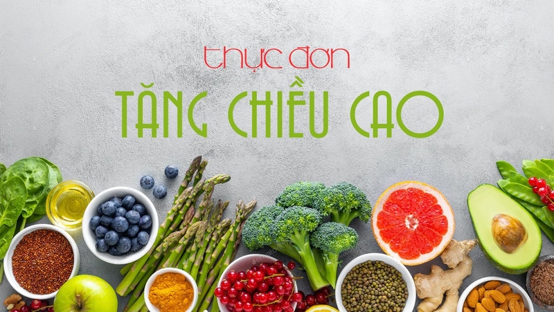 Thực phẩm là một trong những yếu tố quyết định sự phát triển chiều cao