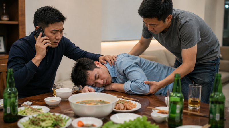 Ngộ độc rượu cần được cấp cứu kịp thời để tránh biến chứng nguy hiểm