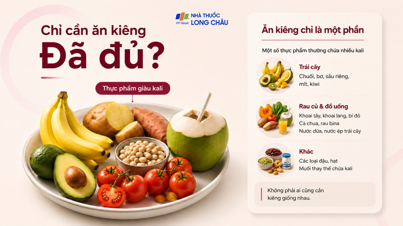 Kali có mặt trong rất nhiều loại thực phẩm hằng ngày
