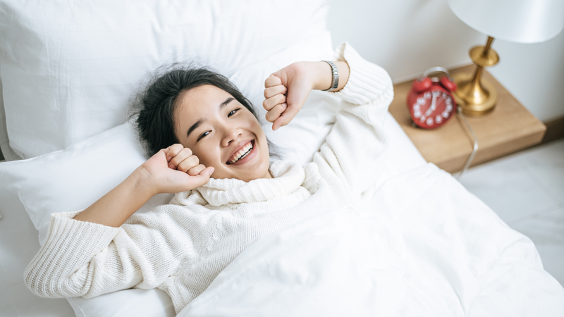 Bạn nên đảm bảo ngủ đủ giấc vào buổi tối