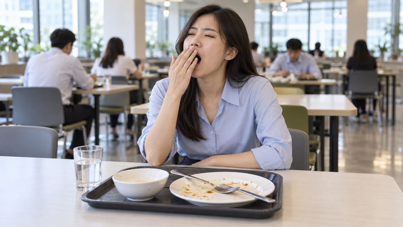 Cảm giác buồn ngủ sau ăn có thể liên quan đến nhiều yếu tố khác nhau