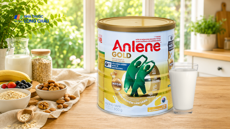 Anlene Gold 5X hương vani (800g)