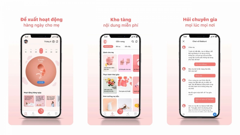Những app theo dõi thai kỳ miễn phí tốt nhất hiện nay 2