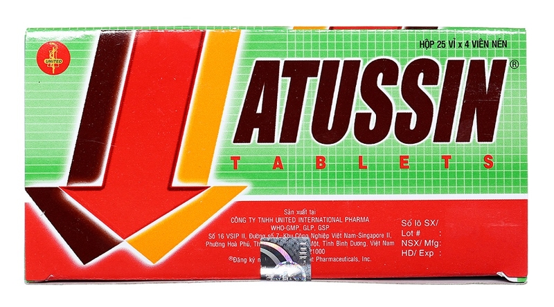 Atussin có phải kháng sinh không? Cần lưu ý những gì khi sử dụng? 4