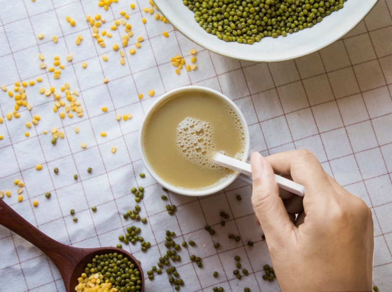 Lưu ý khi dùng bột đậu xanh.