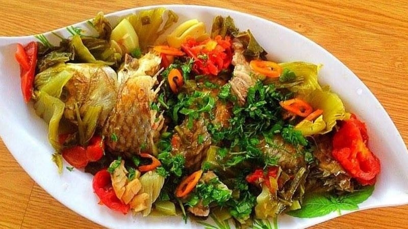 Bà bầu ăn dưa muối nấu chín được không?2