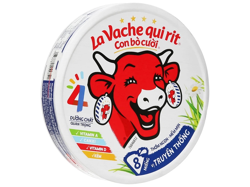 bà bầu ăn phô mai con bò cười 1