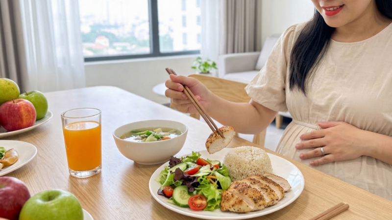 Bà bầu cần bao nhiêu calo mỗi ngày là vấn đề được nhiều phụ nữ quan tâm