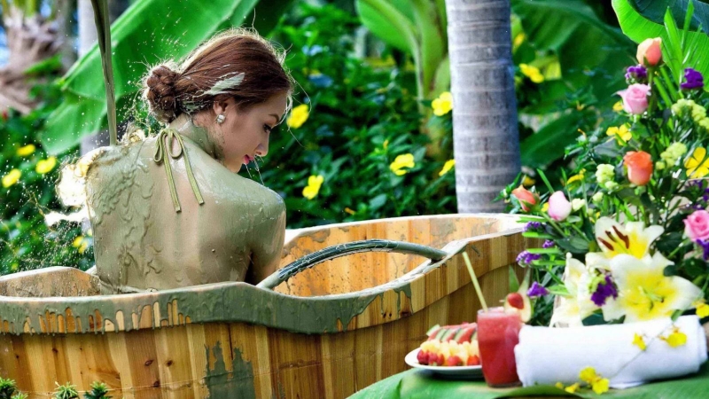 Bà bầu có được đi spa, tắm bùn không 2