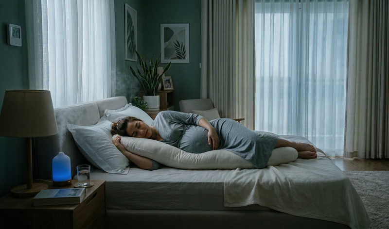 Không gian ngủ lý tưởng là chìa khóa giúp cơ thể mẹ bầu dễ dàng ổn định lại đồng hồ sinh học