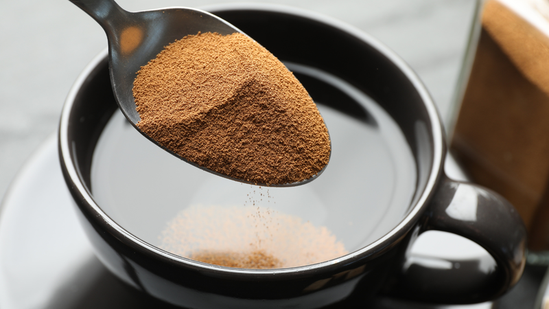 Cà phê hòa tan có thể sử dụng với lượng hạn chế