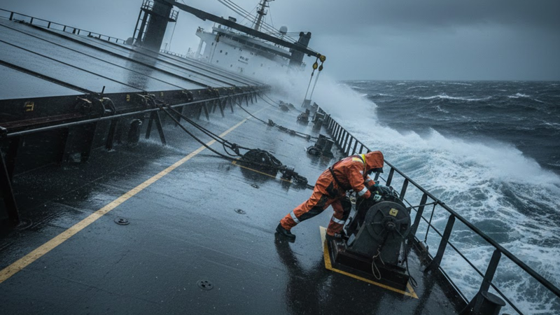 Người lao động trên biển đối mặt điều kiện thời tiết khắc nghiệt, dễ xảy ra tai nạn