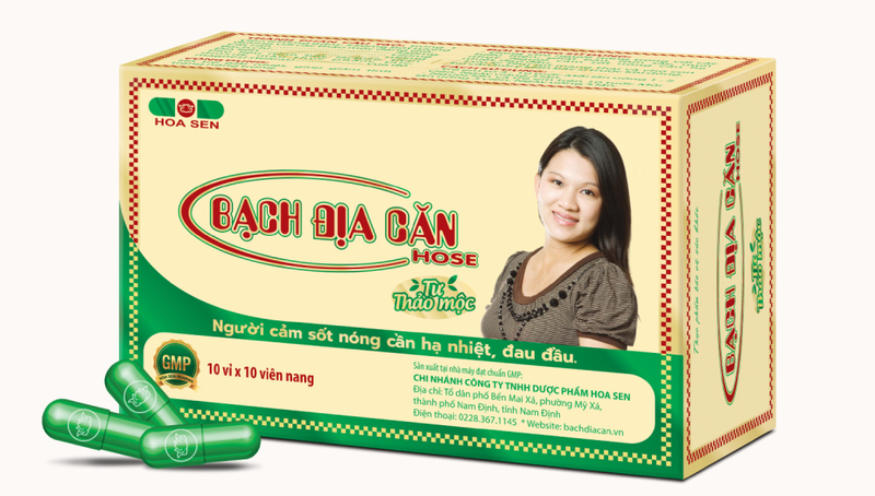 Bạch Địa Căn Hose (10 vỉ x 10 viên)