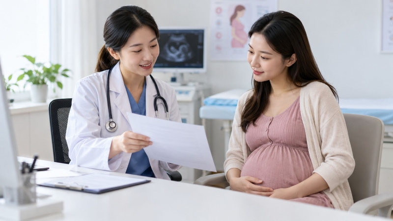 Trên biểu đồ có các đường cong tương ứng với những mức bách phân vị khác nhau