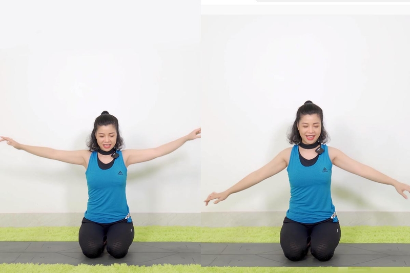 Bài tập xoay vòng là một bài tập cực kì đơn giản nhưng lại giúp bạn đánh bay lớp mỡ thừa bắp tay hiệu quả