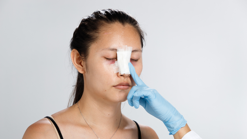 Sau nâng mũi, mũi sưng rồi giảm dần và ổn định, hồi phục hoàn toàn sau khoảng 6–12 tháng