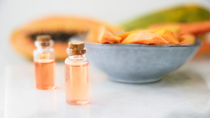 Chiết xuất đu đủ được ứng dụng rộng rãi trong ngành mỹ phẩm và chăm sóc da