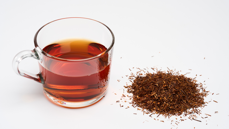 Hồng trà Nam Phi chứa hàm lượng chất chống oxy hóa cao, có hương vị dịu nhẹ và ít vị đắng