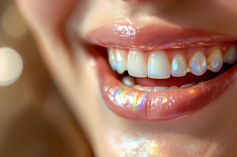 Răng sứ có đính đá được không? Những lưu ý quan trọng khi thực hiện đính đá 2