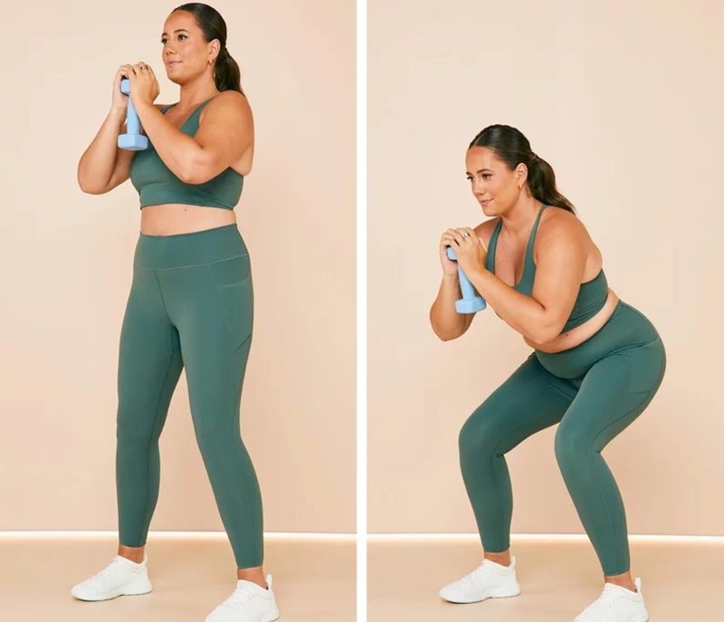 Bạn biết gì về Dumbbell Squat? Cần lưu ý những gì khi tập Dumbbell Squat? 4