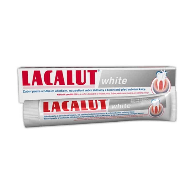 Kem đánh răng Lacalut tẩy sạch vết bám trên răng