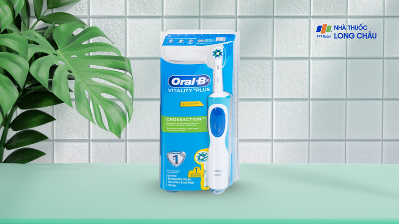 Bàn chải đánh răng điện Oral-B Vitality Crossaction Blue