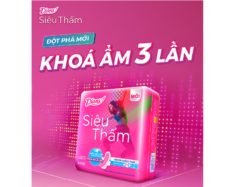 Băng vệ sinh Diana ban ngày có mấy loại?
