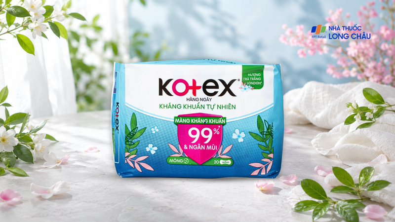 Kotex Hằng Ngày Kháng Khuẩn Tự Nhiên