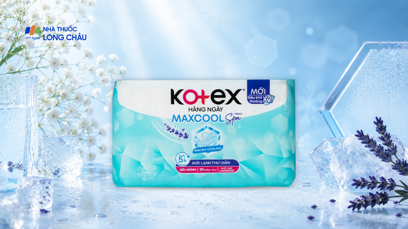 Băng vệ sinh hằng ngày Kotex Maxcool French Spa