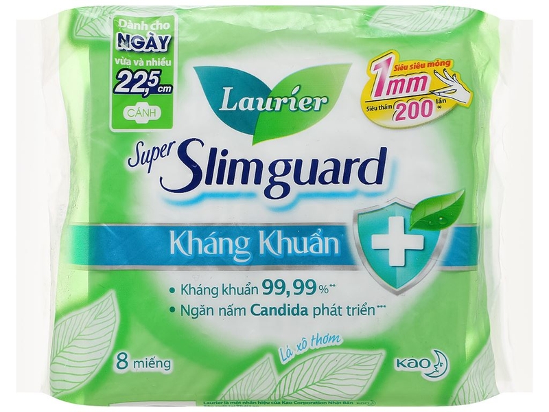 Băng vệ sinh Laurier kháng khuẩn